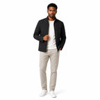 Men's Stand-Collar Zip Jacket Lightweight Regular Fit