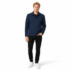 Men's Point-Collar Zip Jacket Lightweight Regular Fit