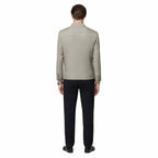 Men's Point-Collar Zip Jacket Lightweight Regular Fit