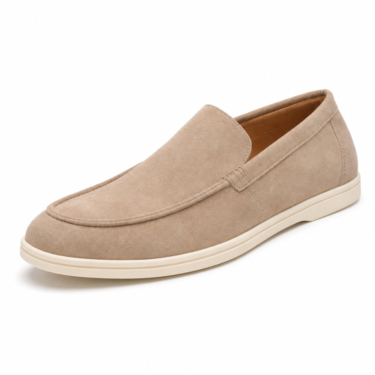 Men's Suede-Look Slip-On Loafers Regular Fit