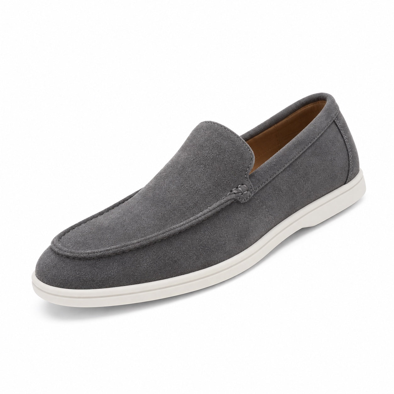 Men's Suede-Look Slip-On Loafers Regular Fit