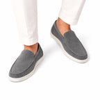 Men's Suede-Look Slip-On Loafers Regular Fit