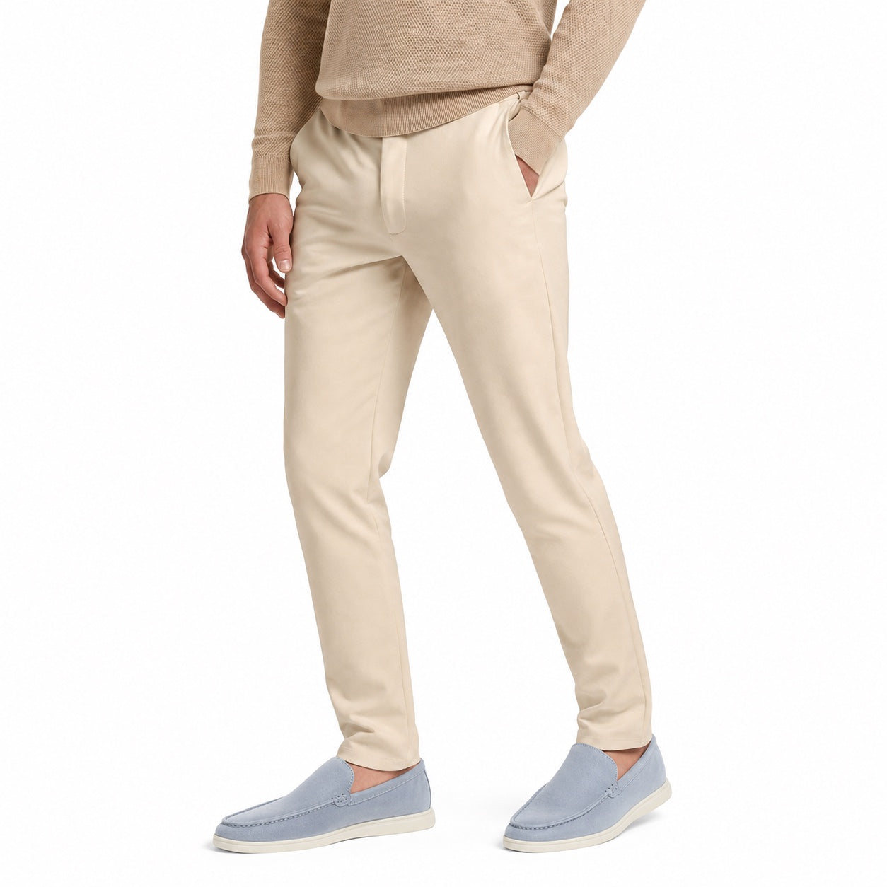 Men's Suede-Look Slip-On Loafers Regular Fit