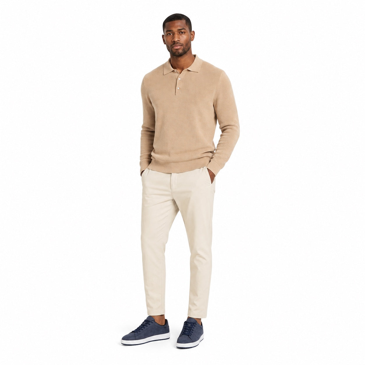 Men's Suede-Look Low-Top Trainers Regular Fit