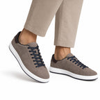 Men's Suede-Look Low-Top Trainers Regular Fit