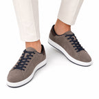 Men's Suede-Look Low-Top Trainers Regular Fit