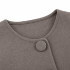 Women's Fine-Knit Jacket Bell Sleeve Relaxed Fit