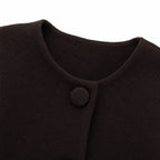 Women's Fine-Knit Jacket Bell Sleeve Relaxed Fit