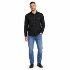 Men's Dual-Pocket Utility Shirt Long Sleeve Relaxed Fit