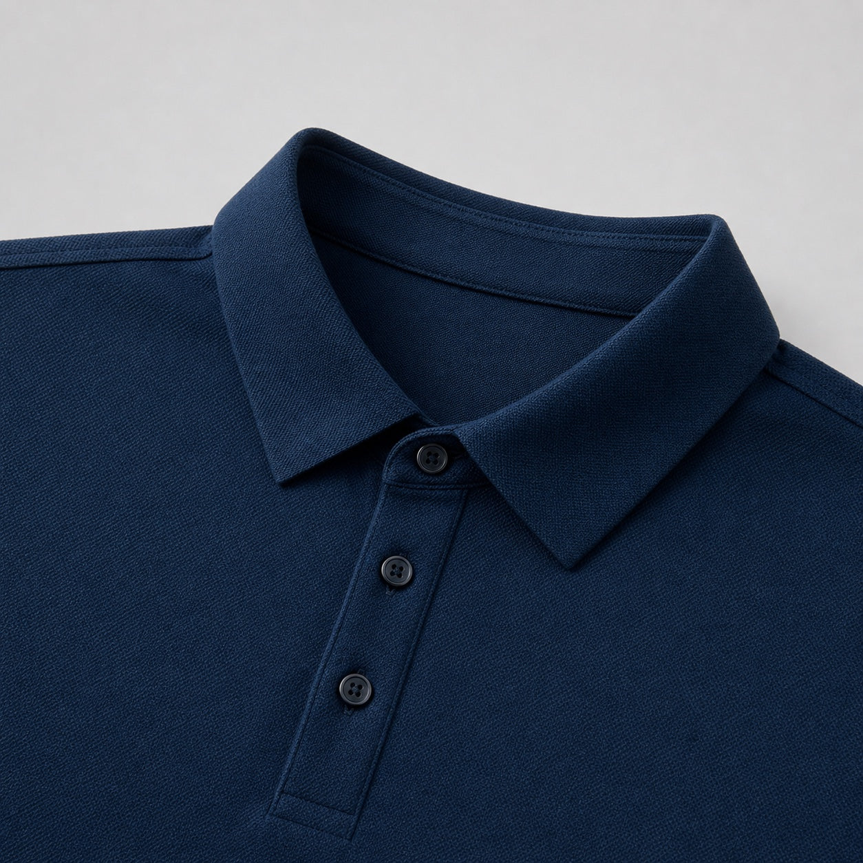 Men's Short Sleeve Polo Button Regular Fit