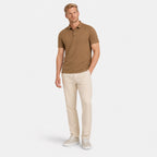 Men's Short Sleeve Polo Button Regular Fit