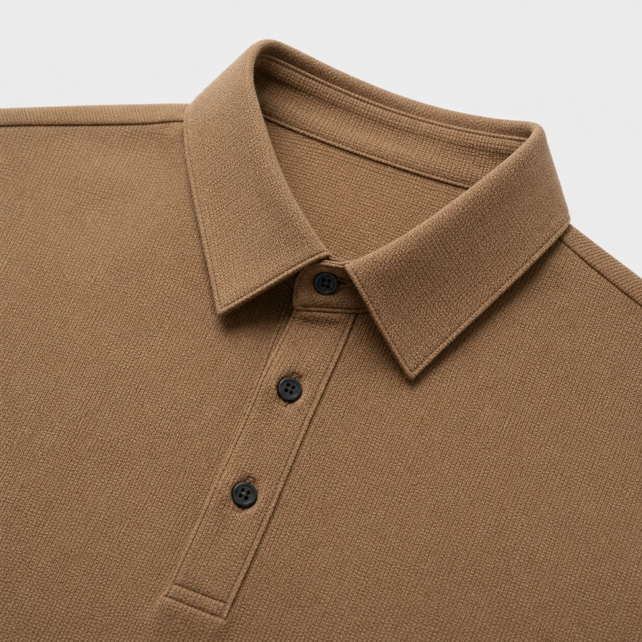 Men's Short Sleeve Polo Button Regular Fit