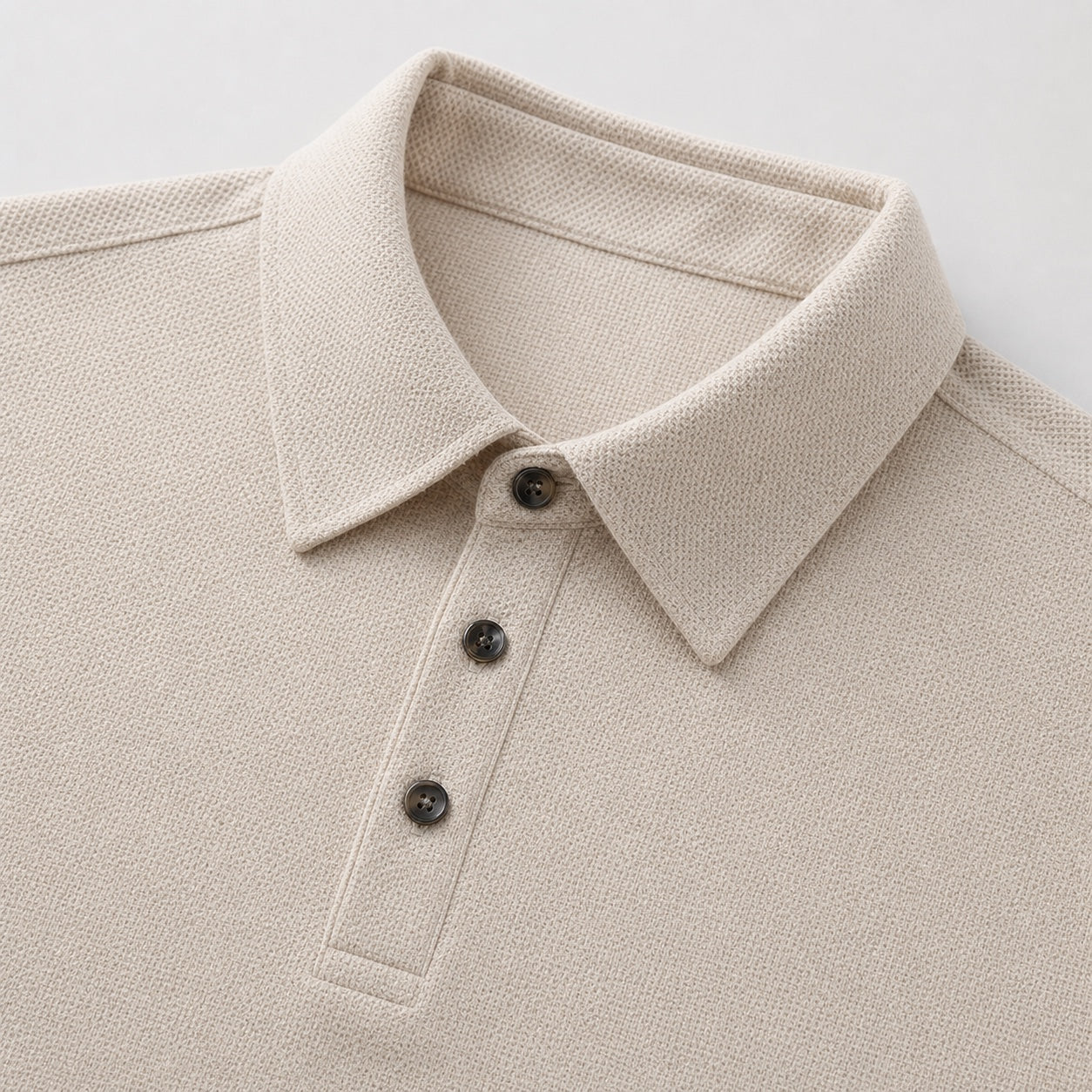 Men's Short Sleeve Polo Button Regular Fit