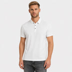 Men's Short Sleeve Polo Button Regular Fit