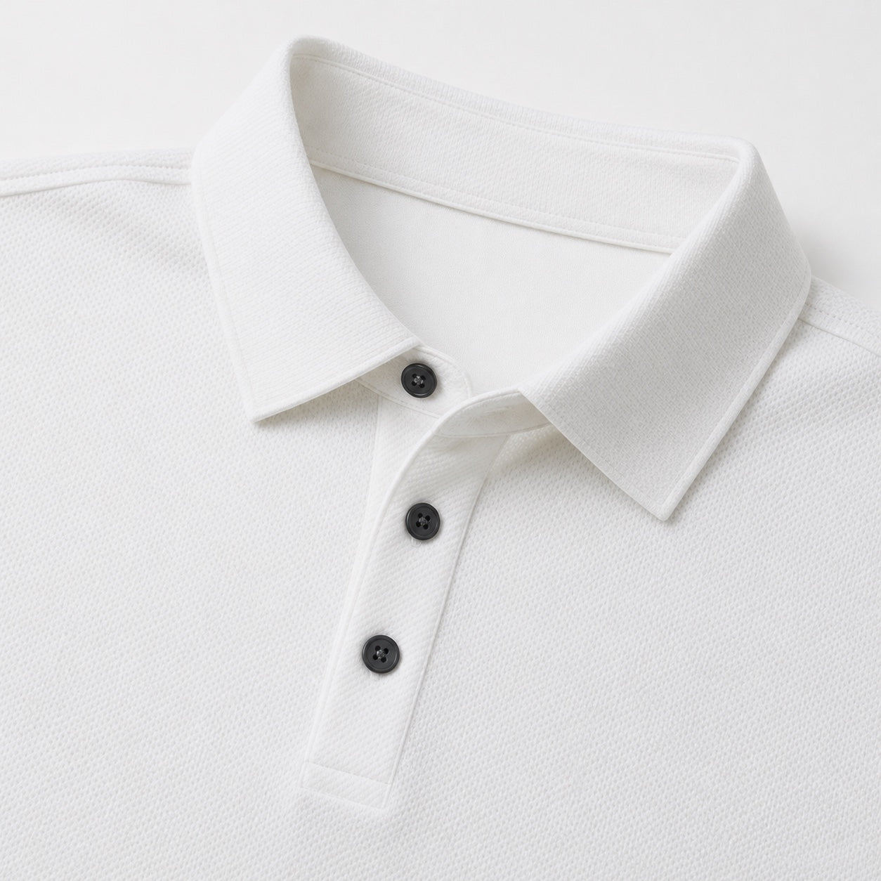 Men's Short Sleeve Polo Button Regular Fit