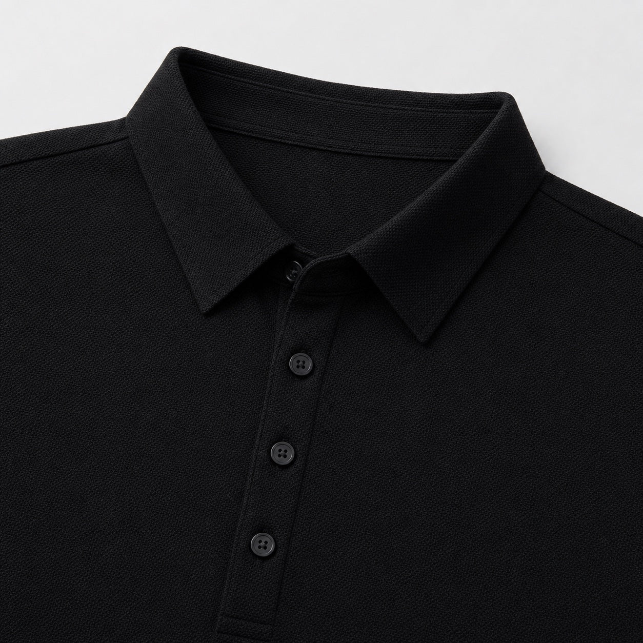 Men's Short Sleeve Polo Button Regular Fit
