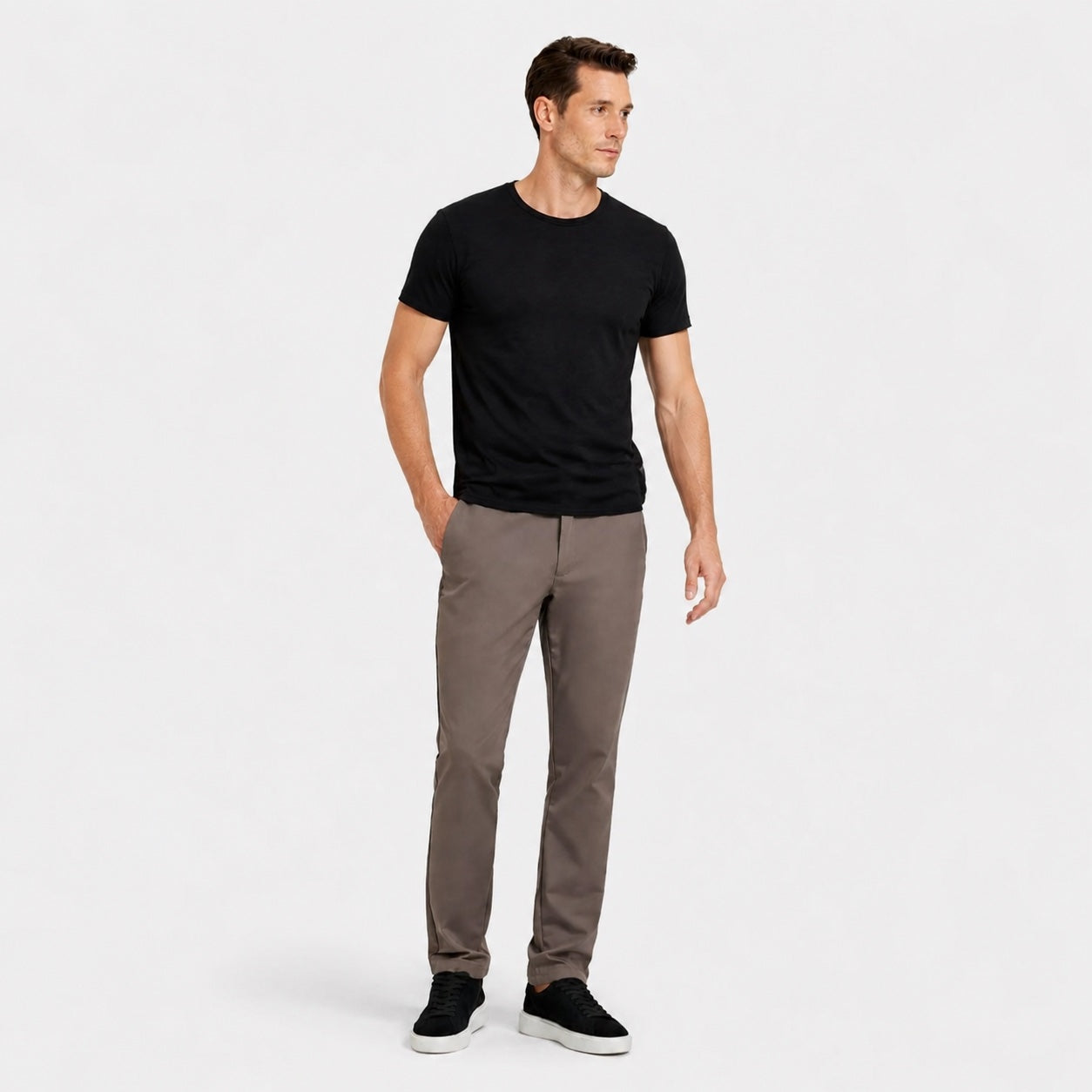 Men's Short Sleeve T-Shirt Crew Neck Regular Fit