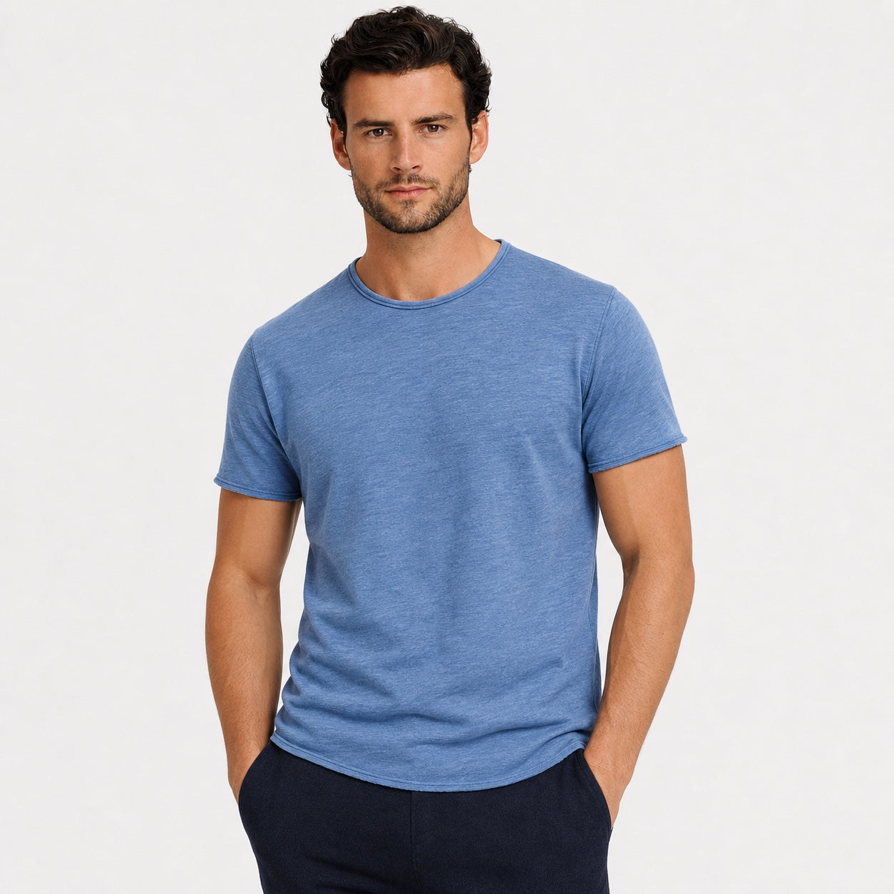 Men's Short Sleeve T-Shirt Crew Neck Regular Fit