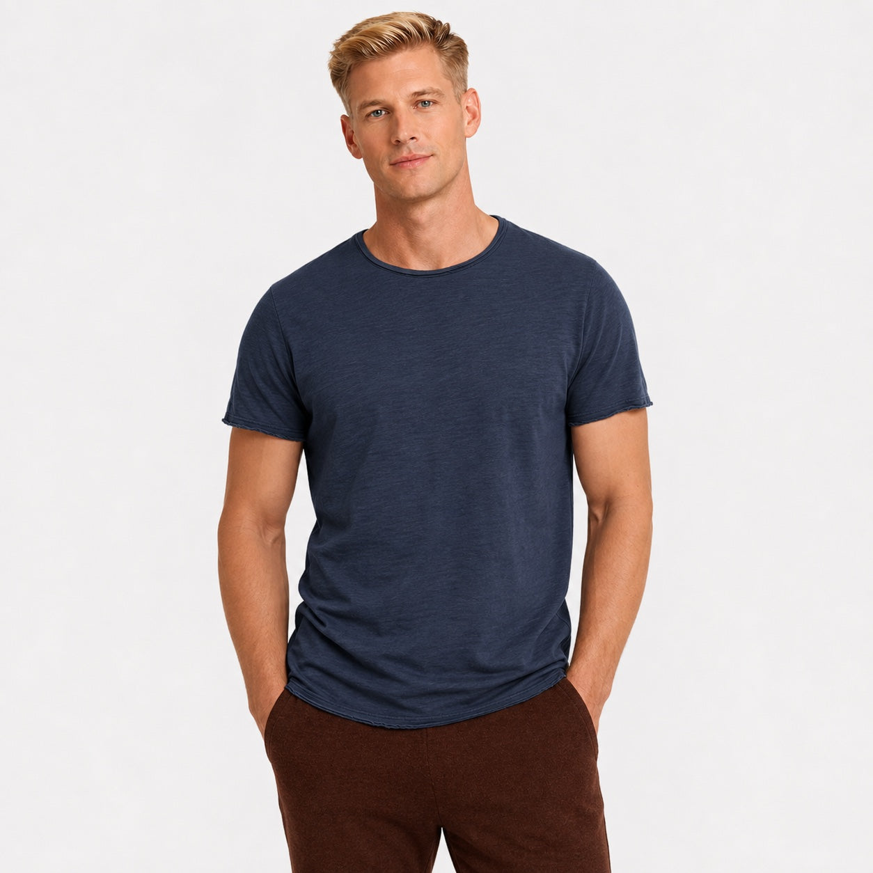 Men's Short Sleeve T-Shirt Crew Neck Regular Fit