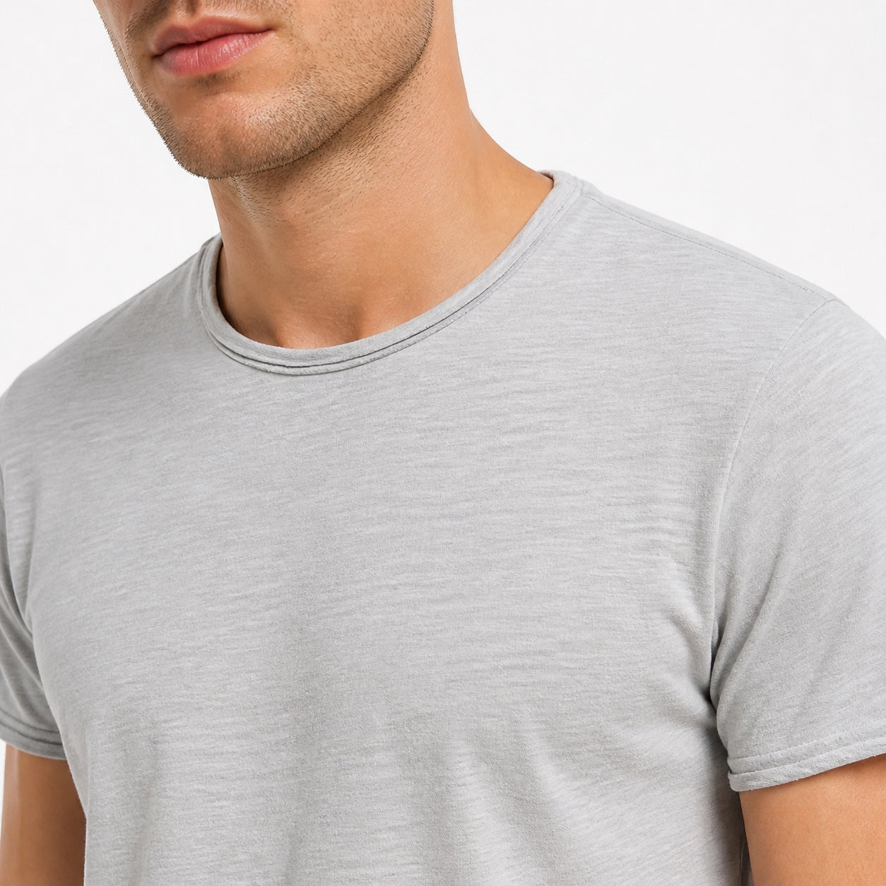 Men's Short Sleeve T-Shirt Crew Neck Regular Fit